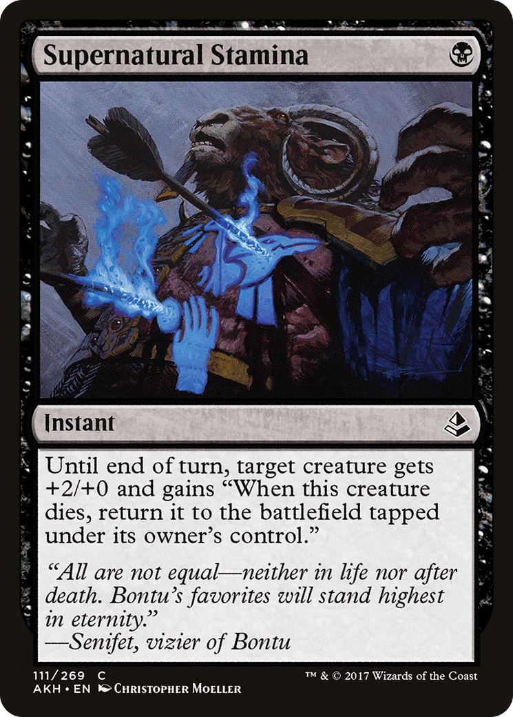 Supernatural Stamina [Amonkhet] Foil