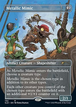 Metallic Mimic (Borderless) [Secret Lair Drop Series] Foil