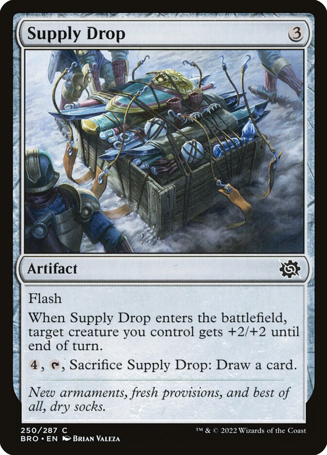 Supply Drop 250/287 (The Brothers' War)  - Foil