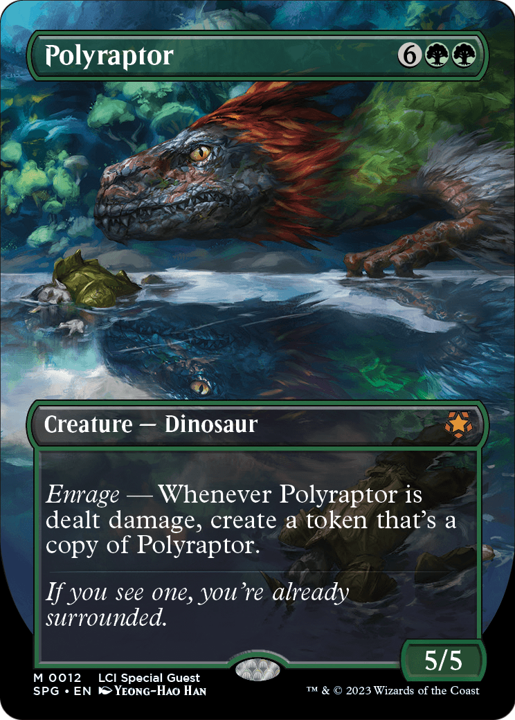 Polyraptor (Borderless) [The Lost Caverns of Ixalan Special Guests] Foil