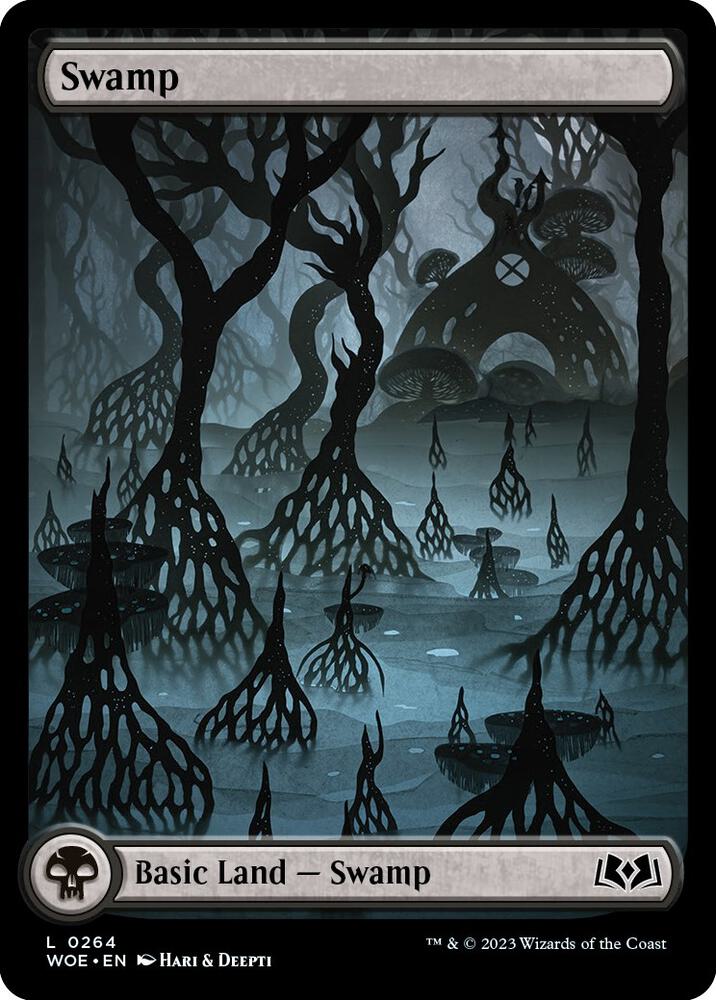 Swamp 264/276 (Wilds of Eldraine)  - Full Art