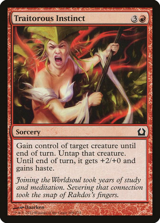 Traitorous Instinct 109/274 (Return to Ravnica)  - Foil