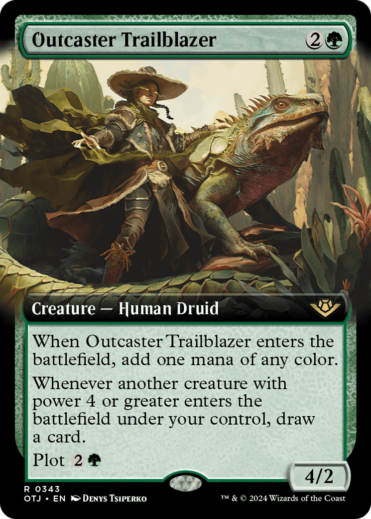Outcaster Trailblazer (Extended Art) [Outlaws of Thunder Junction] Foil