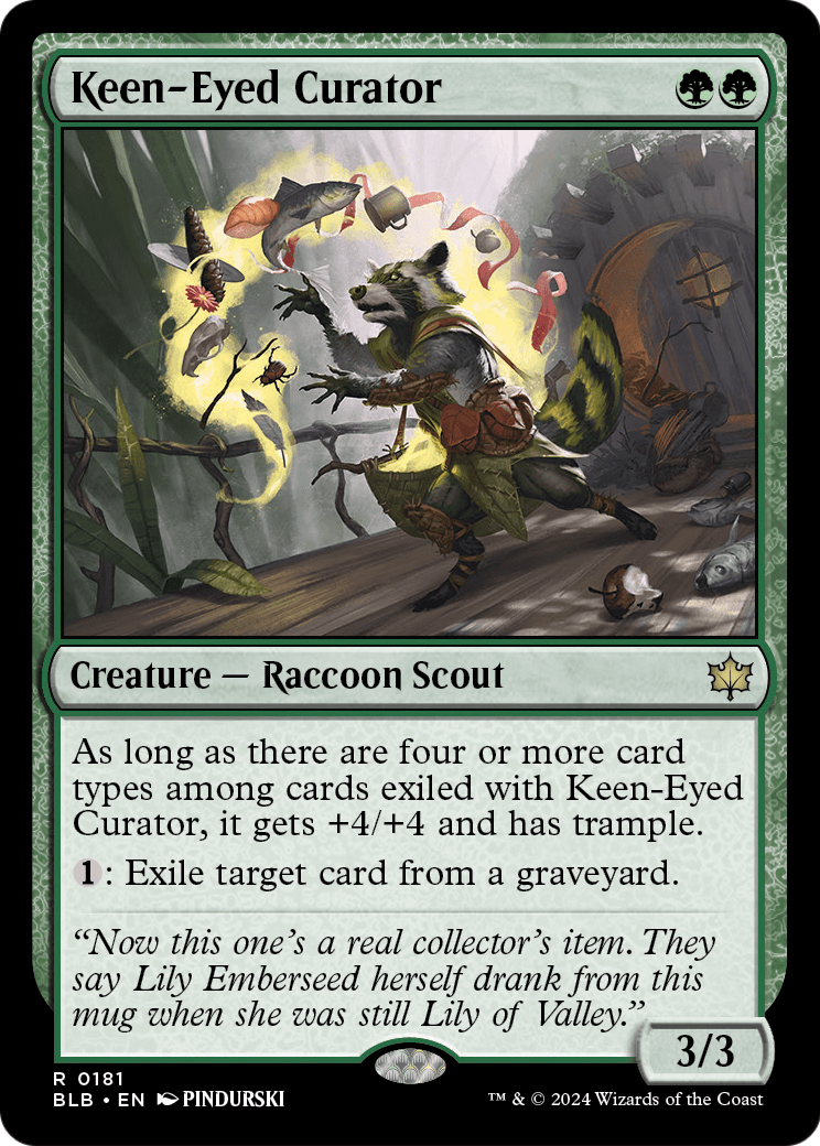 Keen-Eyed Curator [Bloomburrow] Foil