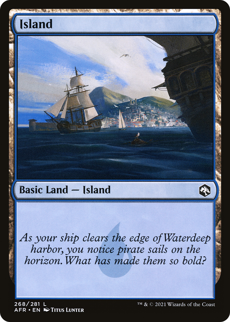 Island (268) [Dungeons & Dragons: Adventures in the Forgotten Realms] Foil