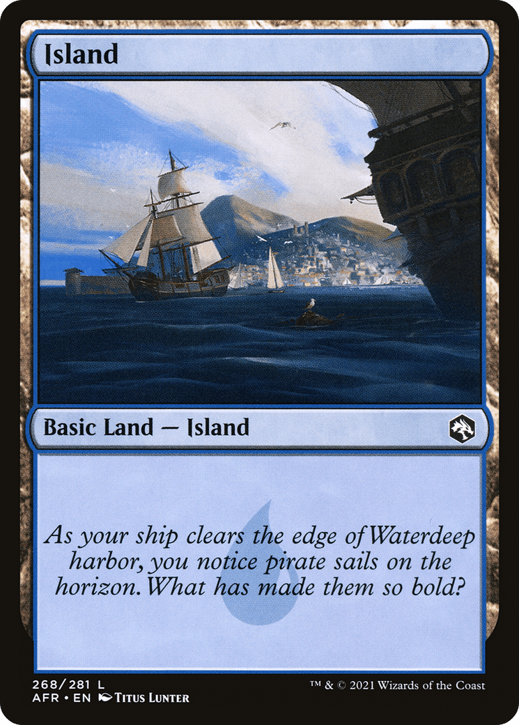 Island (268) [Dungeons & Dragons: Adventures in the Forgotten Realms] Foil