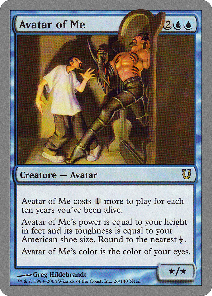 Avatar of Me [Unhinged] Foil
