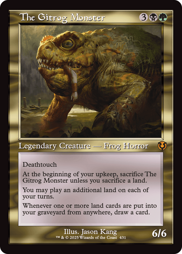 The Gitrog Monster (Retro Frame) (-431) [Innistrad Remastered]  Foil