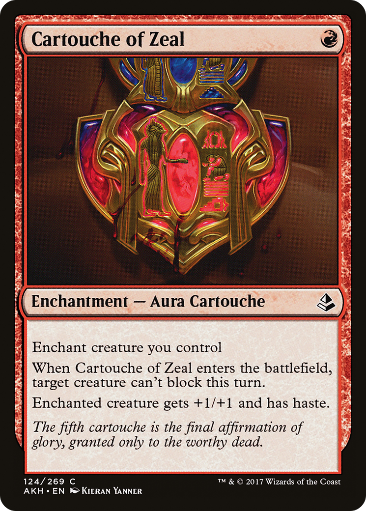 Cartouche of Zeal [Amonkhet] Foil