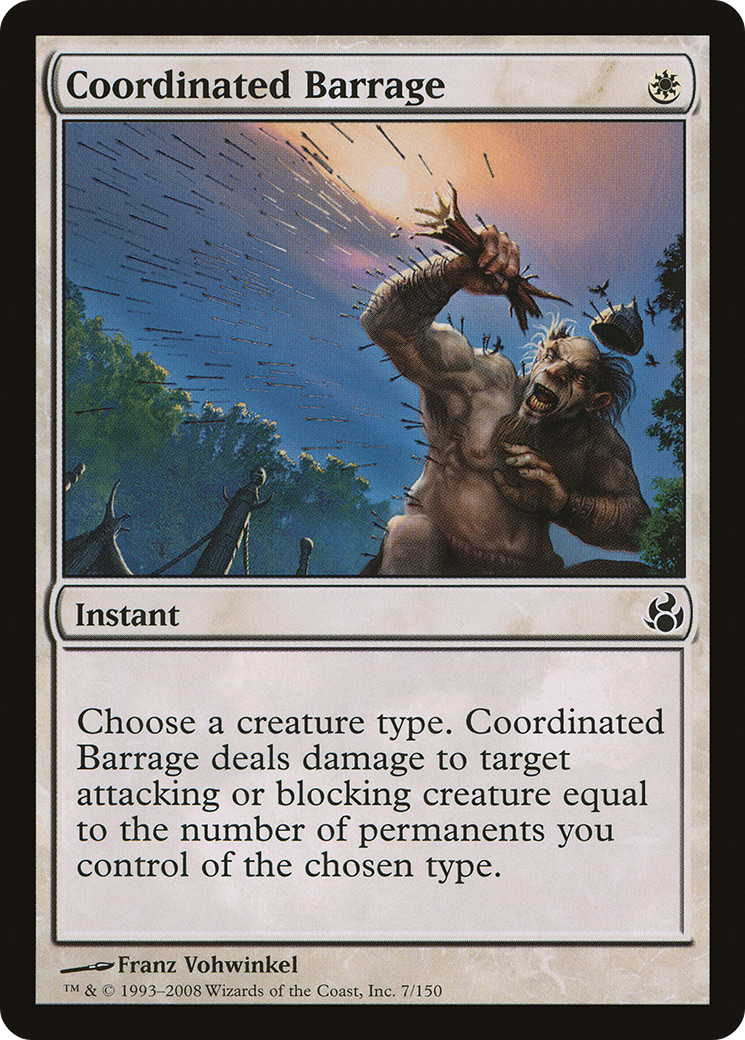 Coordinated Barrage [Morningtide] Foil