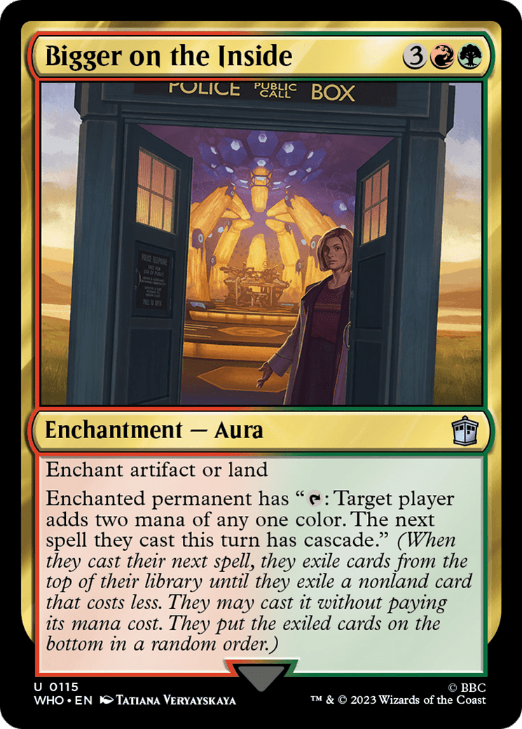 Bigger on the Inside [Doctor Who] Foil