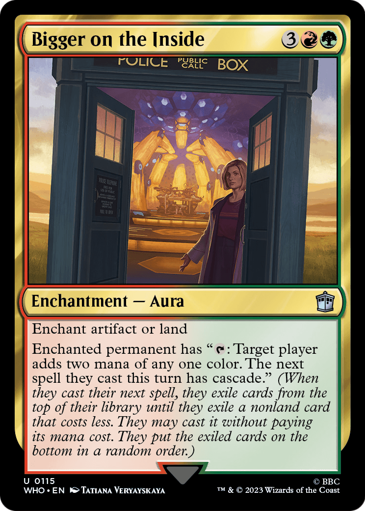 Bigger on the Inside [Doctor Who] Foil