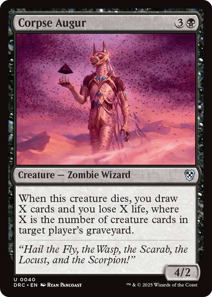 Corpse Augur (-040) [Commander: Aetherdrift]