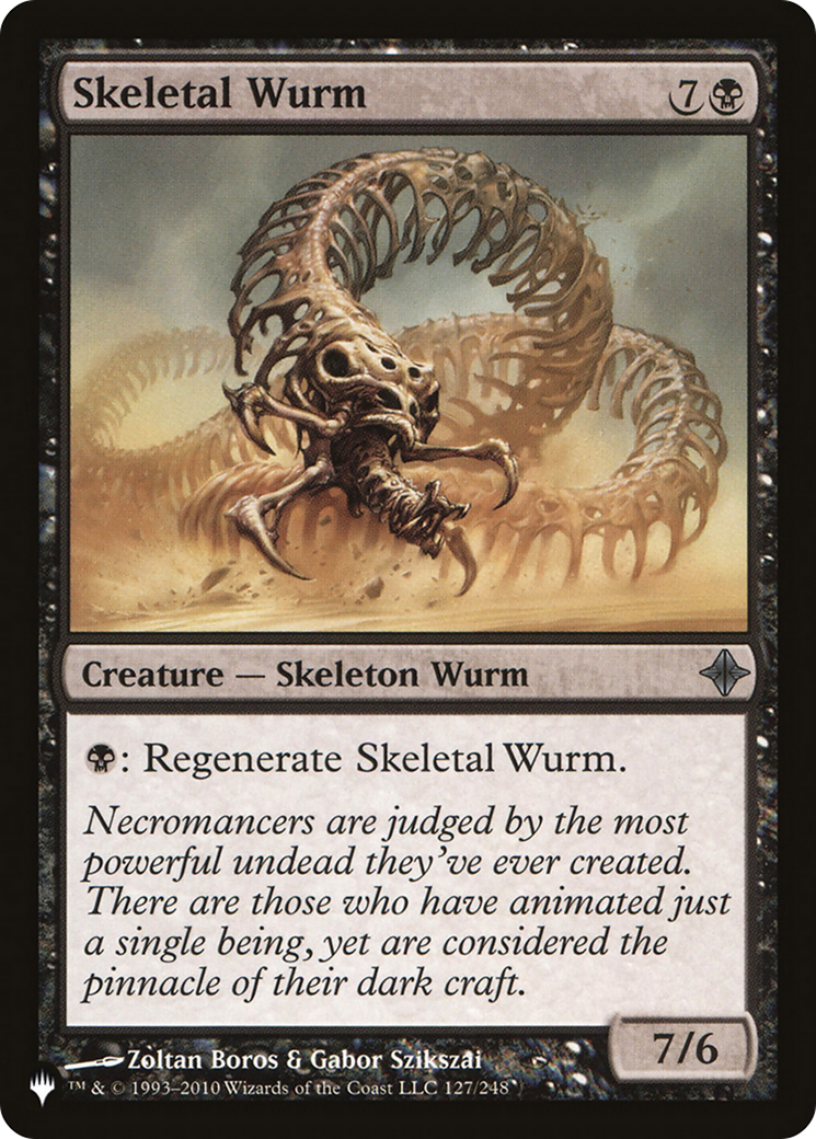Skeletal Wurm |  (ROE-127) [The List]