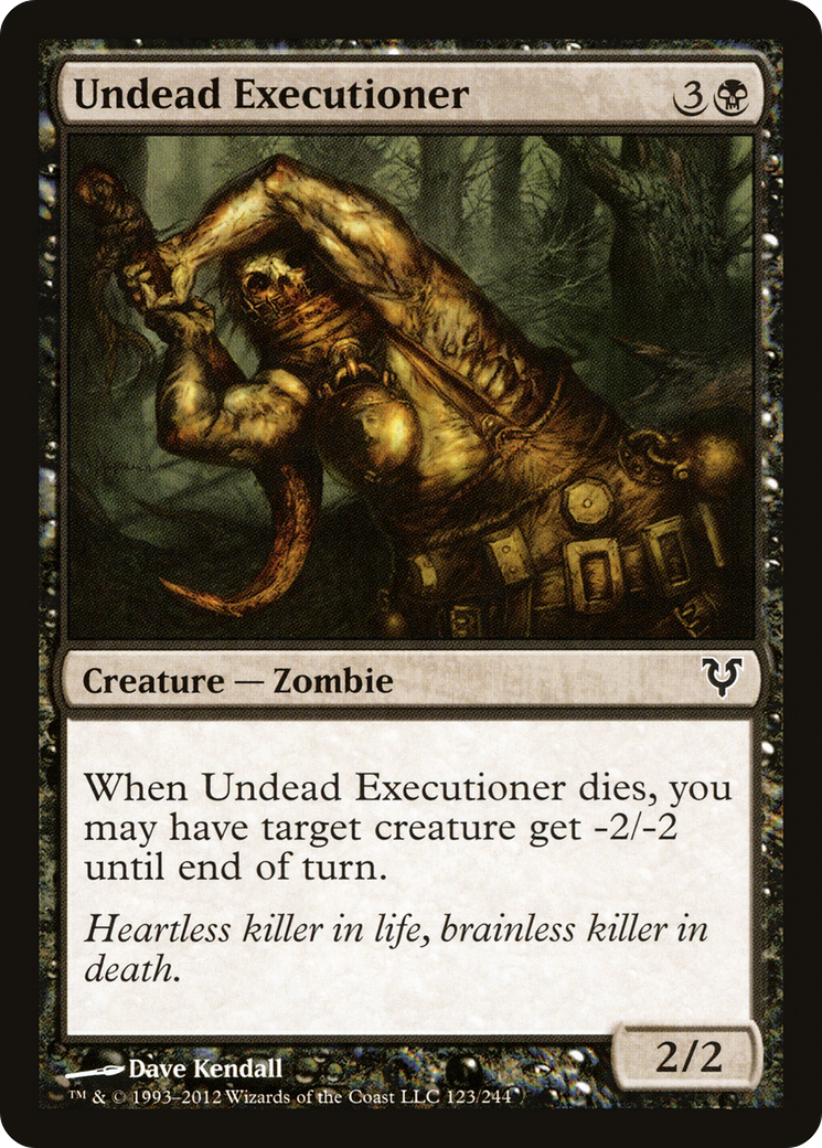 Undead Executioner [Avacyn Restored] Foil
