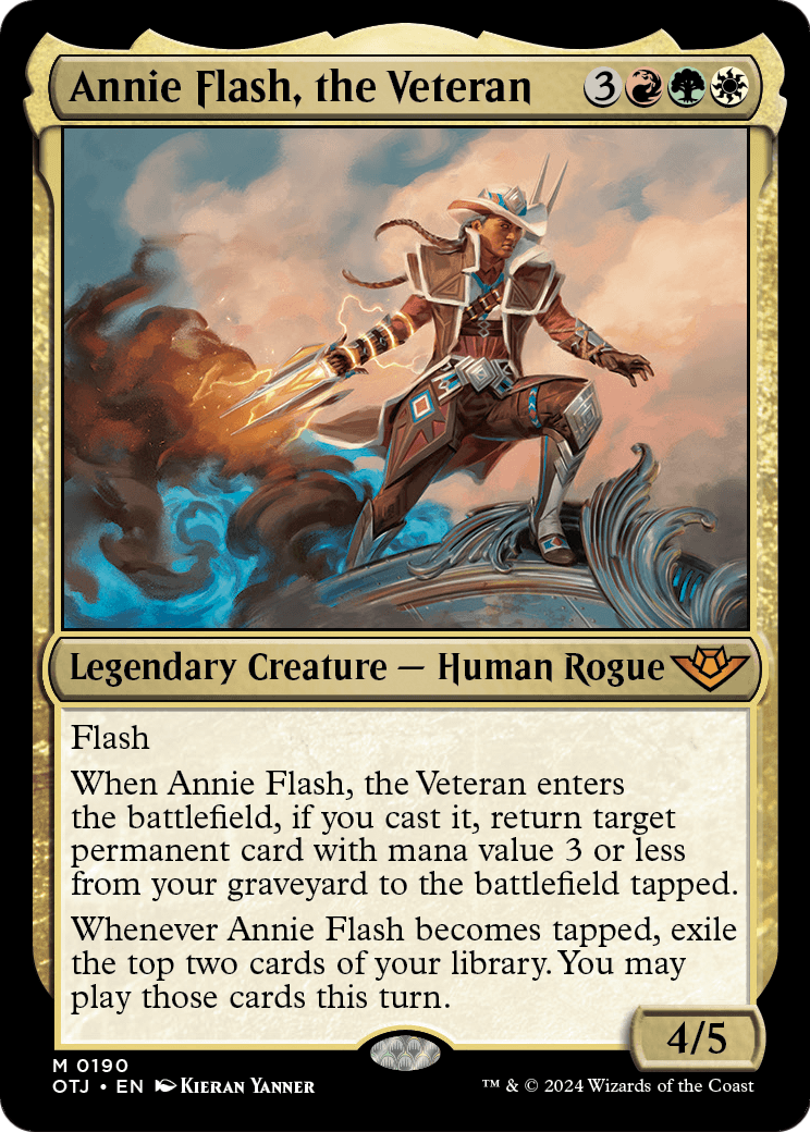 Annie Flash, the Veteran [Outlaws of Thunder Junction] Foil