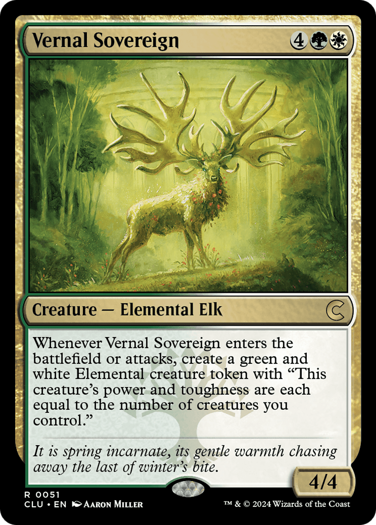 Vernal Sovereign [Ravnica: Clue Edition]