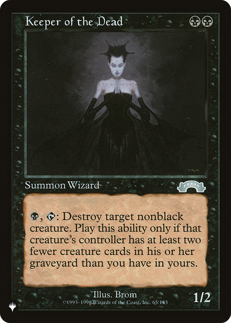Keeper of the Dead |  (EXO-65) [The List]