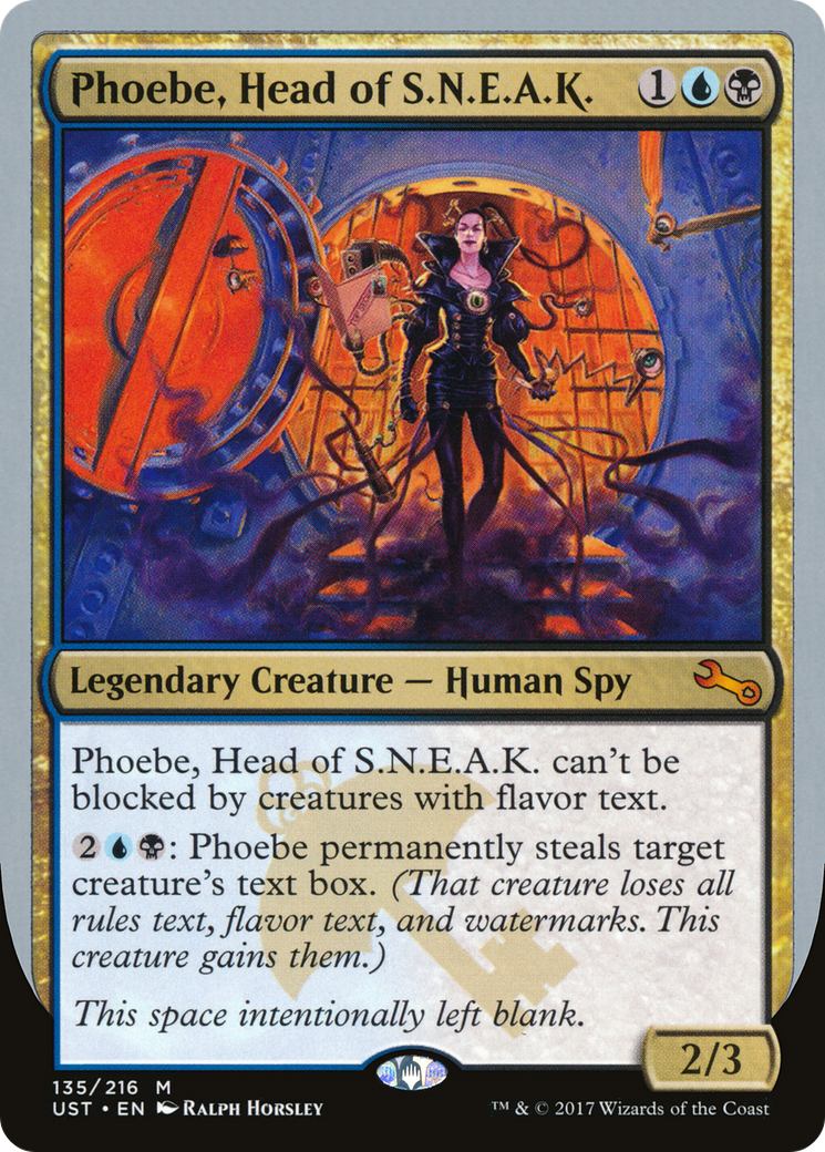 Phoebe, Head of S.N.E.A.K. [Unstable] Foil