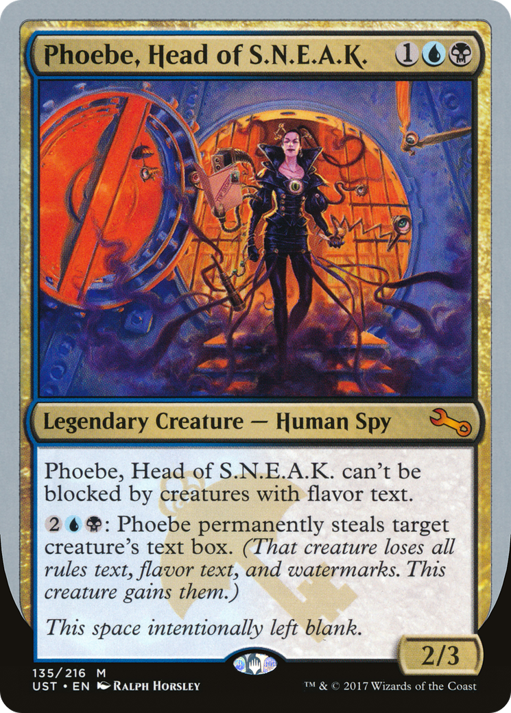 Phoebe, Head of S.N.E.A.K. [Unstable] Foil