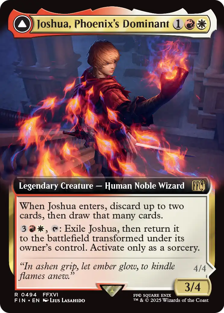 Joshua, Phoenix's Dominant (Extended Art) (494) [FINAL FANTASY]