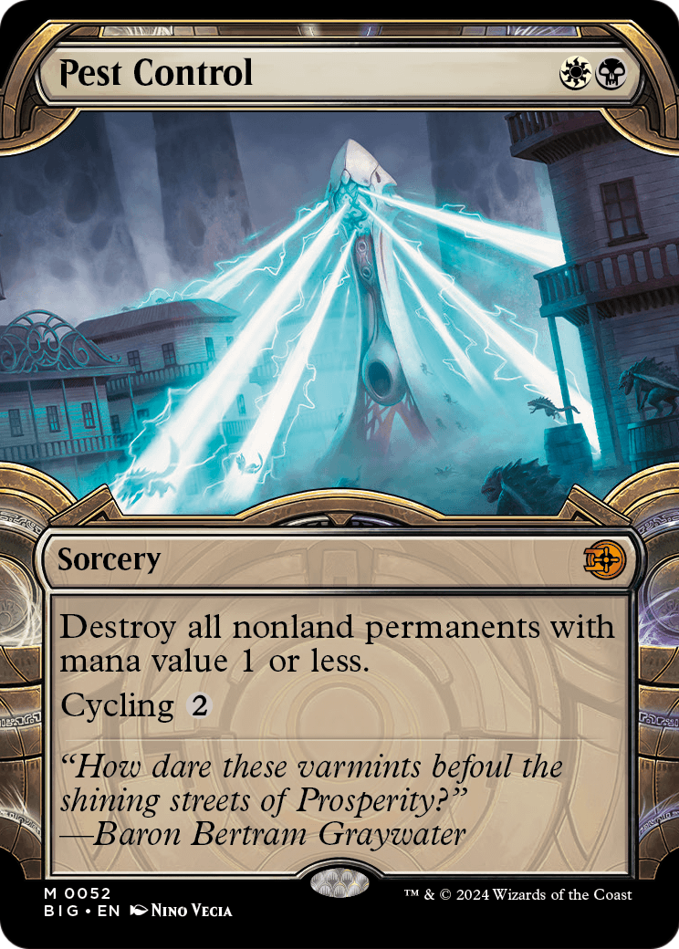 Pest Control (Showcase) [Outlaws of Thunder Junction: The Big Score] Foil