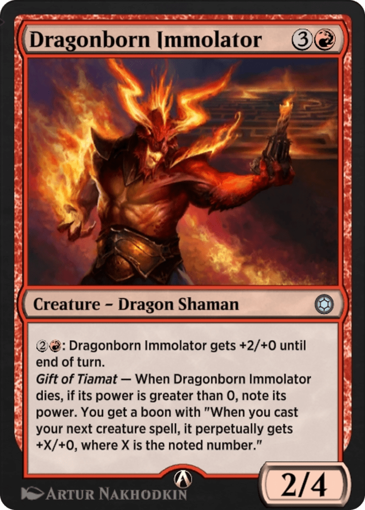 Dragonborn Immolator (HBG-051) - Alchemy Horizons: Baldur's Gate