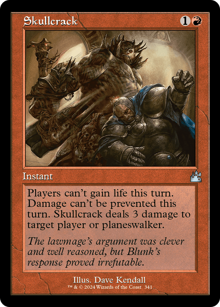 Skullcrack (Retro Frame) [Ravnica Remastered] Foil