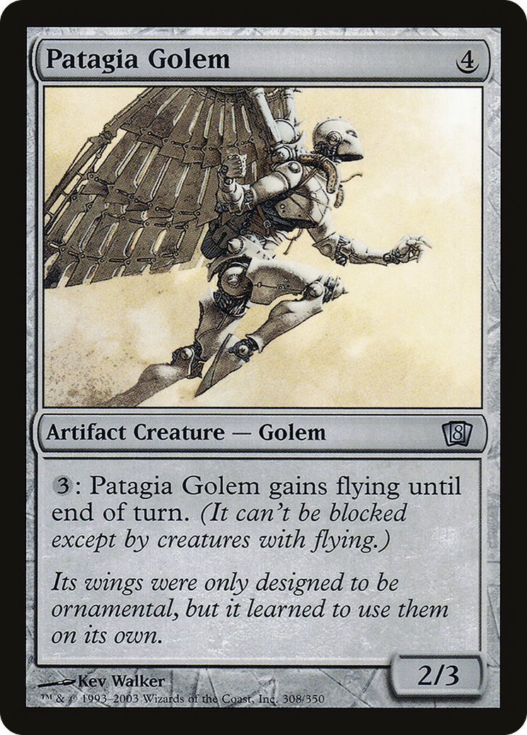 Patagia Golem [Eighth Edition] Foil