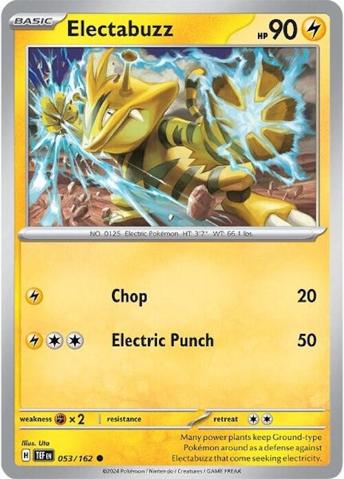 Electabuzz 053/162 (SV05: Temporal Forces)  - Reverse Holofoil