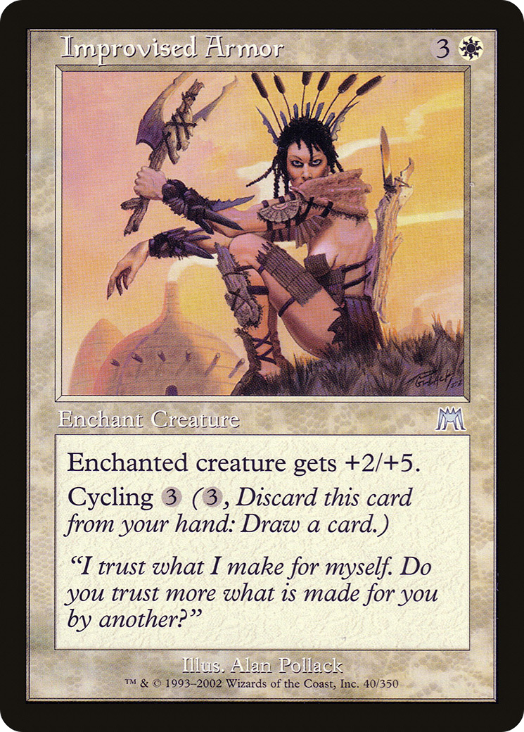 Improvised Armor [Onslaught] Foil