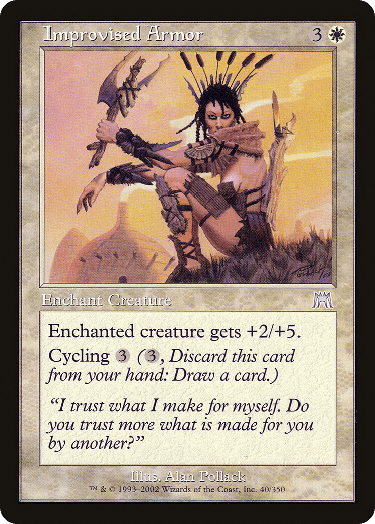 Improvised Armor [Onslaught] Foil