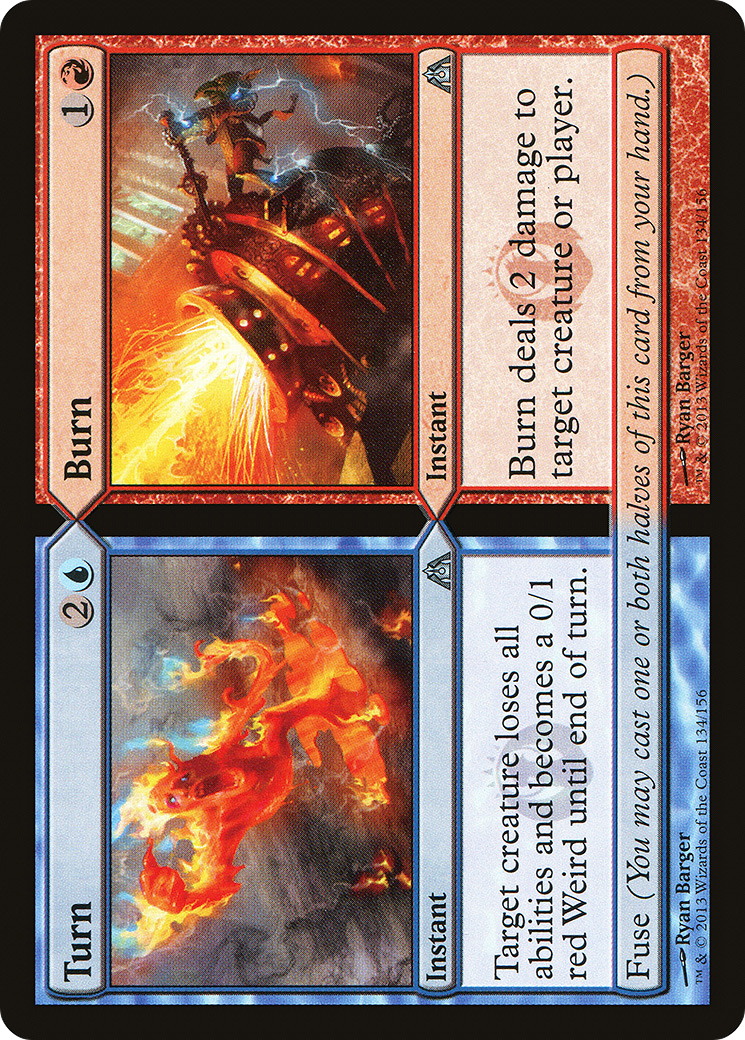 Turn // Burn [Dragon's Maze] Foil