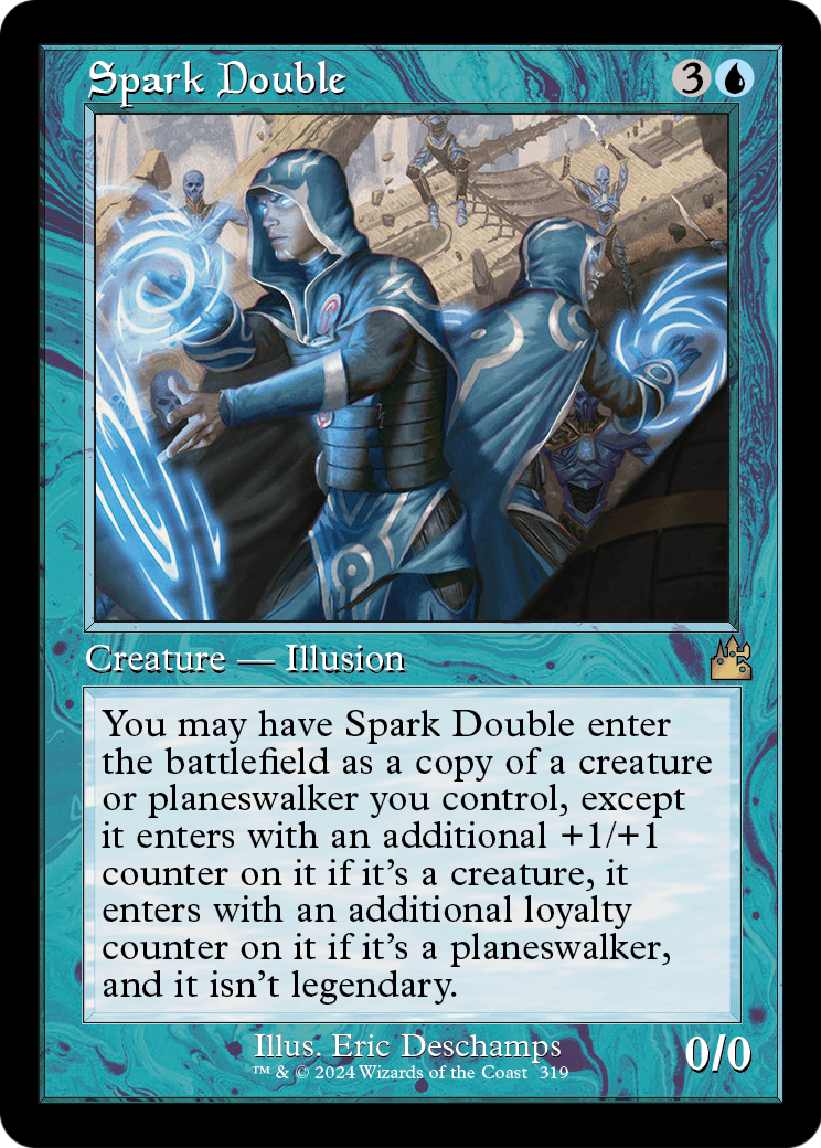 Spark Double (Retro Frame) [Ravnica Remastered]