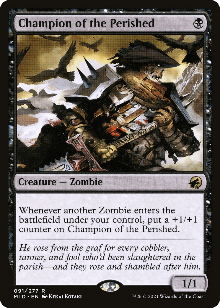 Champion of the Perished [Innistrad: Midnight Hunt] Foil