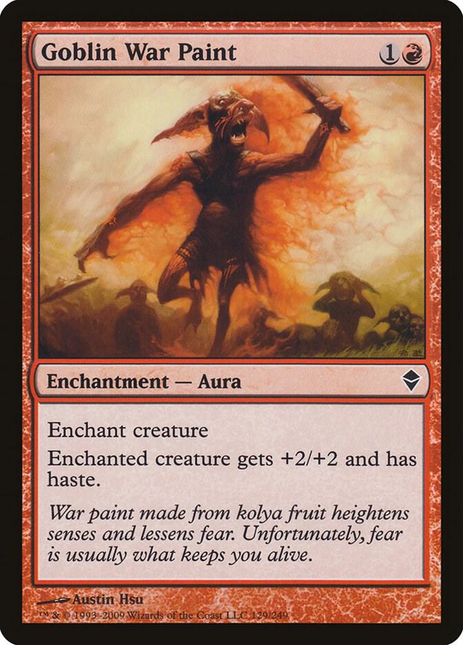 Goblin War Paint 129/249 (Zendikar) 