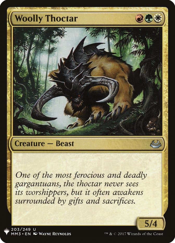 Woolly Thoctar |  (MM3-203) [The List]