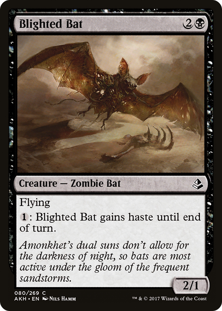 Blighted Bat [Amonkhet] Foil