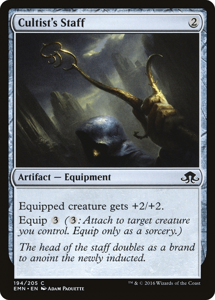 Cultist's Staff [Eldritch Moon] Foil