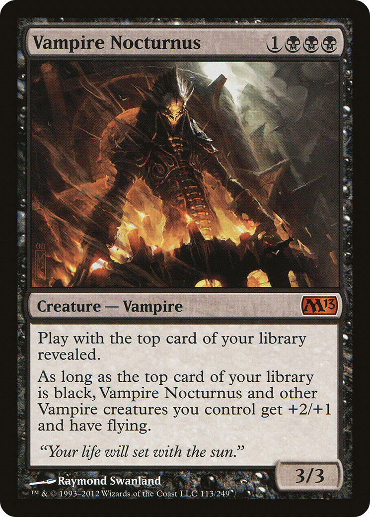 Vampire Nocturnus [Magic 2013] Foil