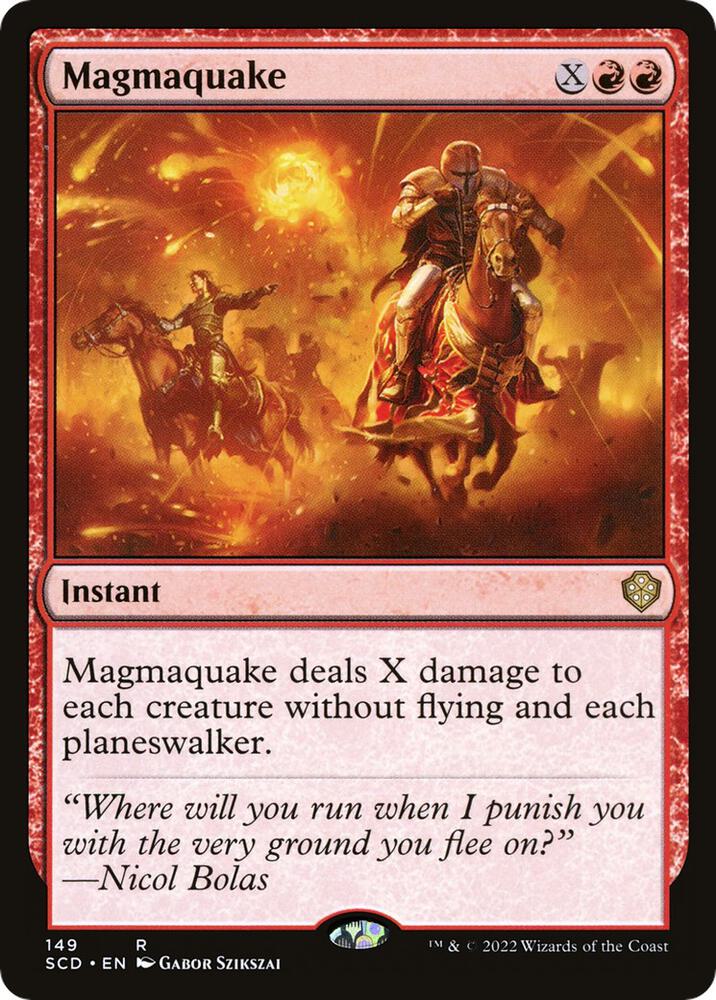 Magmaquake 149/352 (Starter Commander Decks) 