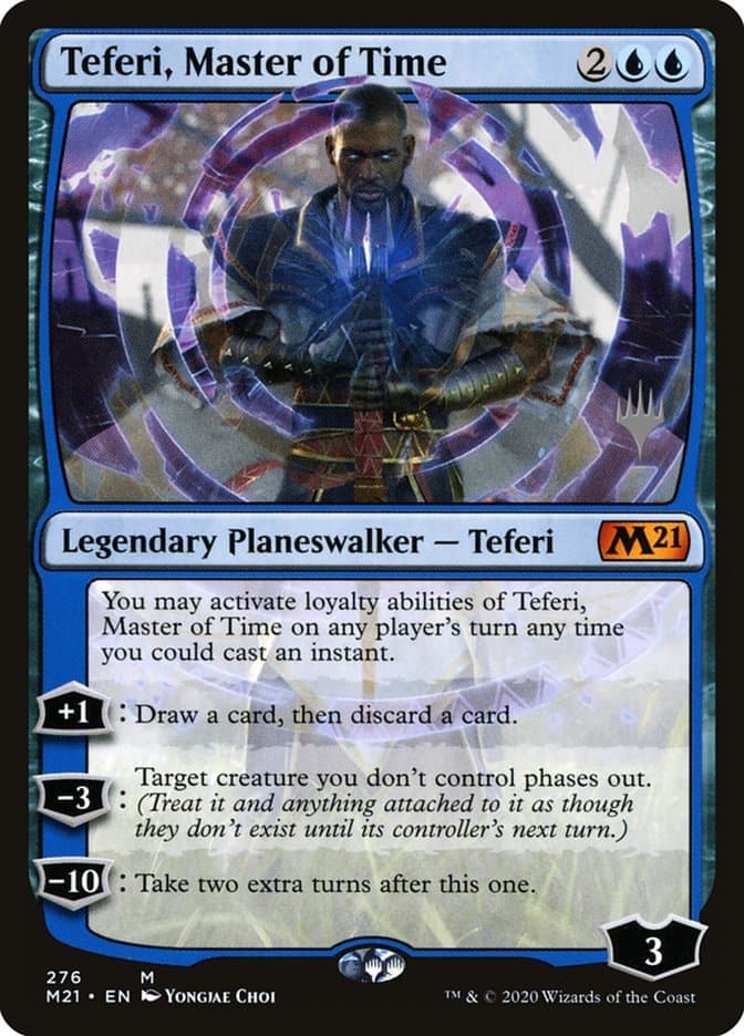 Teferi, Master of Time (Promo Pack) (276) [Core Set 2021 Promos] Foil