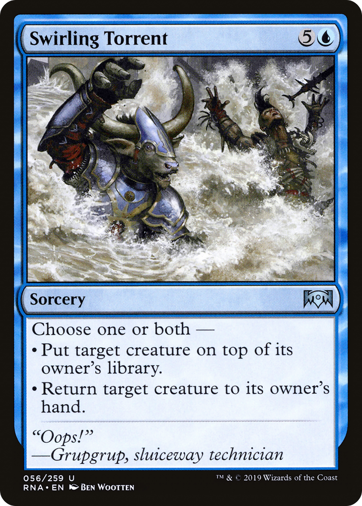 Swirling Torrent [Ravnica Allegiance] Foil