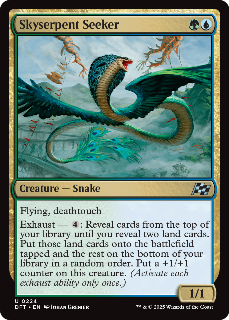 Skyserpent Seeker |  Foil (224) [Aetherdrift]