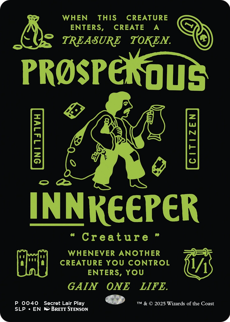 Prosperous Innkeeper (040) [Secret Lair Showdown]  (Borderless) Foil