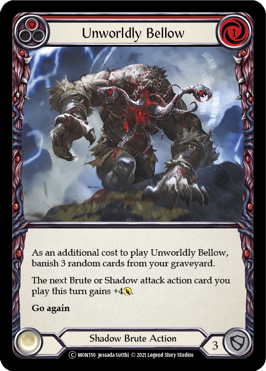 Unworldly Bellow (Red) [U-MON150] (Monarch Unlimited)  Unlimited Normal