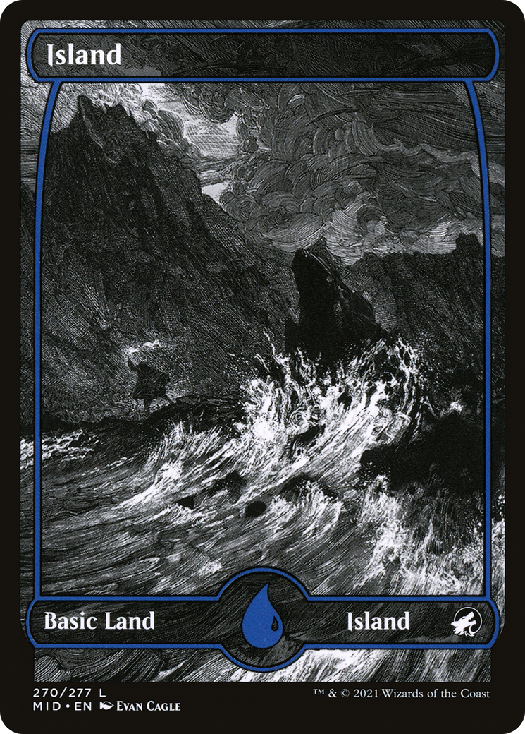 Island (270) [Innistrad: Midnight Hunt] Foil