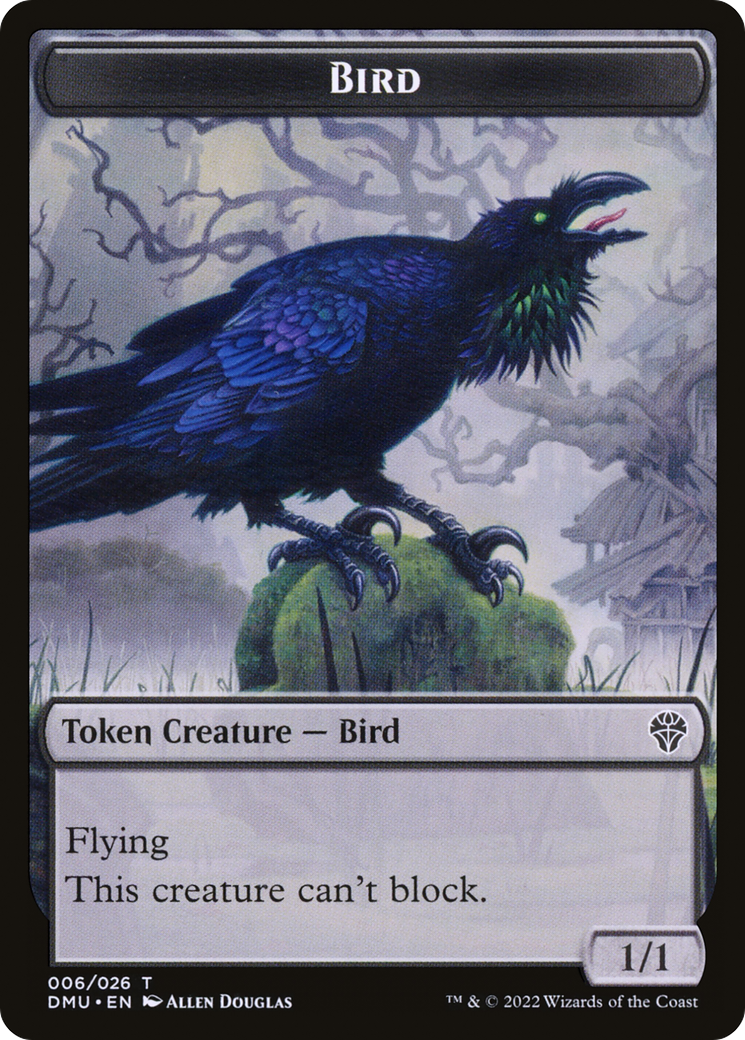 Bird (TDMU-006) - Dominaria United Tokens Foil