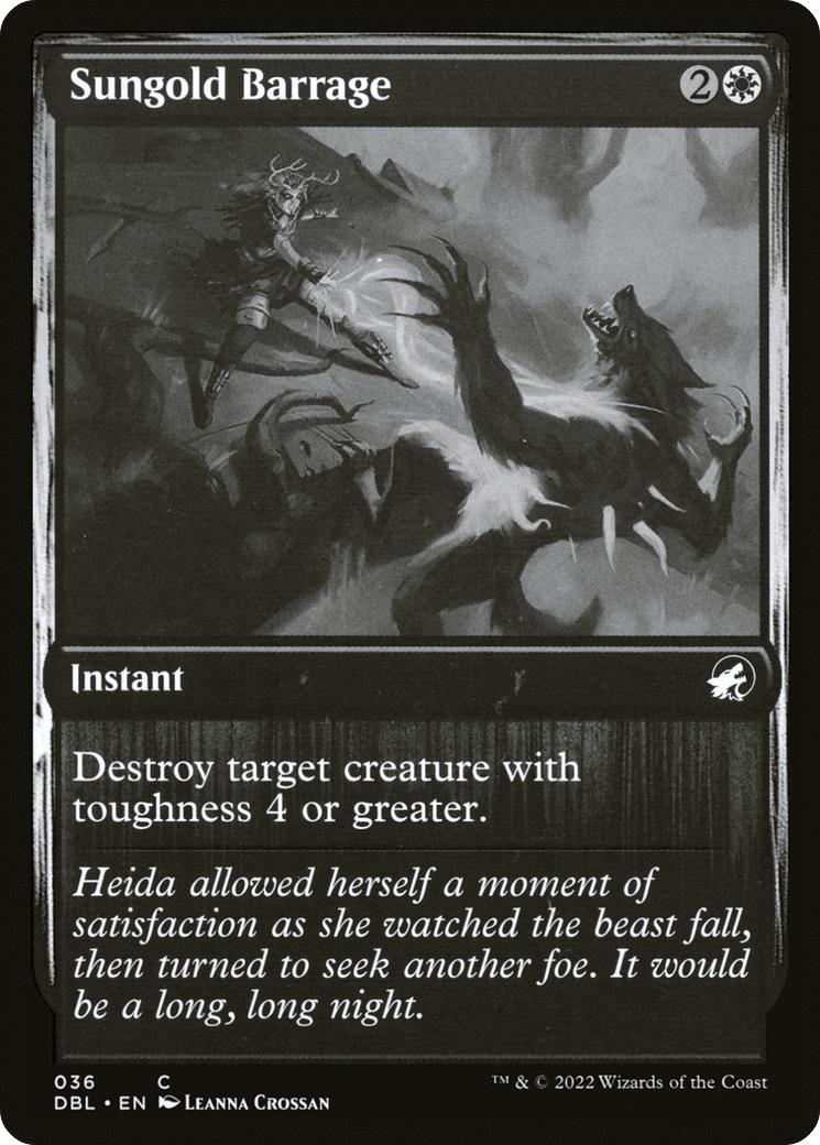 Sungold Barrage [Innistrad: Double Feature] Foil