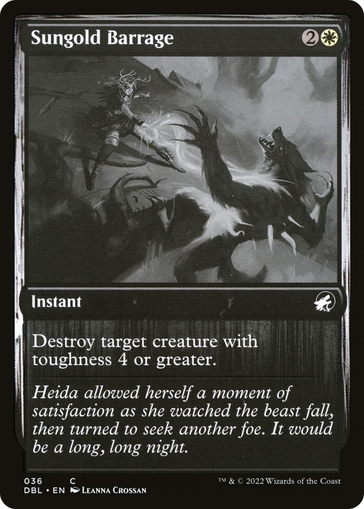 Sungold Barrage [Innistrad: Double Feature] Foil
